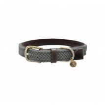Kentucky - Collier Nylon Tressé Chien - gris - Taille XS