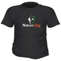 Nature Dog - T-shirt Homme - Grande Tête De Chien - Noir - Taille M