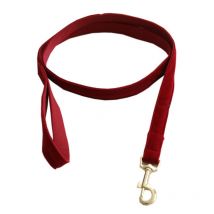 Kentucky - Laisse Pour Chien Corduroy - Rouge