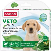 Beaphar - Pipettes Répulsives Antiparasitaires Vetopure Pour Chiot Béaphar