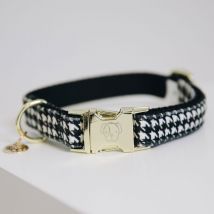 Kentucky - Collier Pour Chien Pied-de-poule - Noir