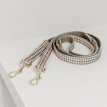 Kentucky - Laisse Pour Chien Pied-de-poule - Beige