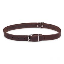 Vadigran - Collier Cuir Huilé Brun - Taille L