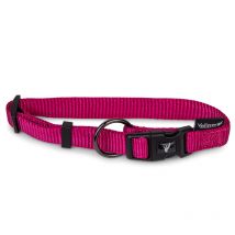 Vadigran - Collier Pour Chiens Classic Nylon - Fuchsia - Taille M
