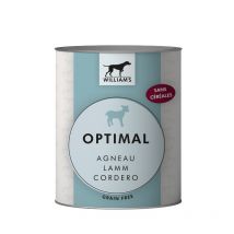 William's - Pâtée Optimal À L'Agneau 800g