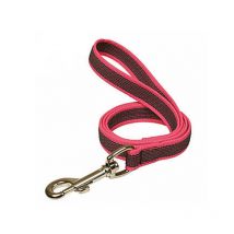 DIFAC - Laisse Color Gomme Avec Poignée Difac 25mm - Rose