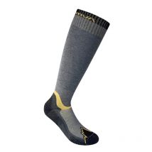 La Sportiva - Chaussettes De Marche X-cursion Socks Longues - Gris / Jaune