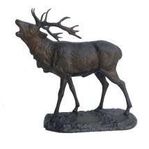 Lovergreen - Bronze Cerf Au Brâme Modèle Maxi