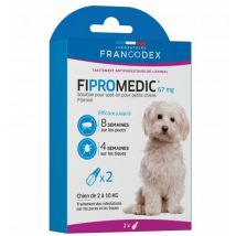 Francodex - Antiparasitaire Fipromedic Pour Petits Chiens X2