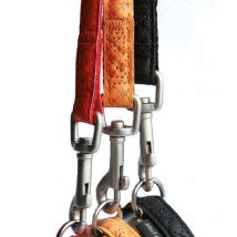 Zolux - Laisse "mac Leather" 120 Cm - Rouge