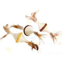 Zolux - Jouet Chat Sisal Toupie Assorti