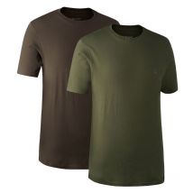 Deerhunter - Pack 2 Tee-shirts Unis Blason - Taille M