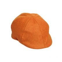 Laksen - Casquette Monty Loden Sixpence Orange