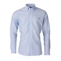 Laksen - Chemise Harvard Oxford - Bleu - Taille XL