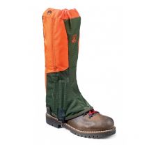 Riserva - Guêtres Ergonomiques Cordura Avec Détails Orange Fluo - Kaki / Orange - Taille L