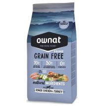 Ownat - Croquettes Grain Free Prime Senior Chicken & Turkey 12kg