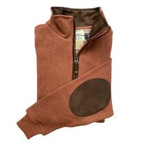 Lovergreen - Pull Zippé - Camel - Taille L