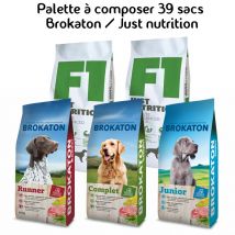 Palette Croquette - Palette À Composer 39 Sacs Brokaton/ Just Nutrition
