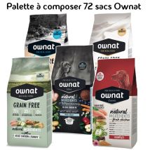 Palette Croquette - Palette À Composer 72 Sacs Ownat