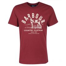 Barbour - T-shirt Country - Rouge - Taille M