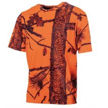 Treeland - T-shirt Camo Orange Fire - Orange - Taille 2XL