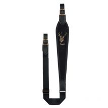 Riserva - Bretelle Pour Carabine Brodée En Cordura Noir