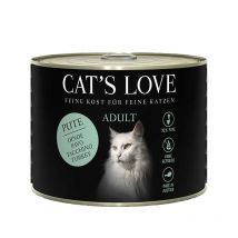 Cat's Love - Pâtée Pour Chat Adulte Dinde Pur 200g