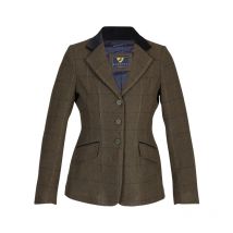 Nature Horse - Veste D'Équitation En Tweed Saratoga - Green Check