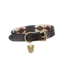 Nature Horse - Collier Pour Chien Digby & Fox - Beige / Rose / Bleu - Taille S