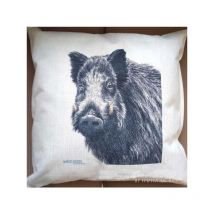 Effet Nature - Coussin Sanglier By Walter Arlaud