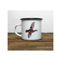 Effet Nature - Mug Métal Émaillé Canards Chipeau By Walter Arlaud
