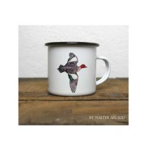 Effet Nature - Mug Métal Émaillé Canards Siffleurs By Walter Arlaud