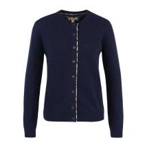 Barbour - Cardigan Pendle Femme - Marine - Taille 12 / M