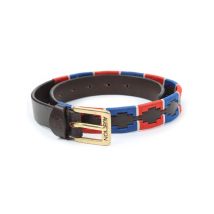 Nature Horse - Ceinture Polo Aubrion - Rouge / Bleu - Taille 80