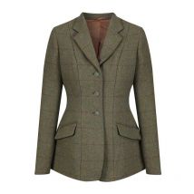 Nature Horse - Veste D'Équitation En Tweed 720g Femme - Kaki - Taille 34 / S