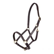 Nature Horse - Licol En Cuir Gara - Havane - Taille Cheval