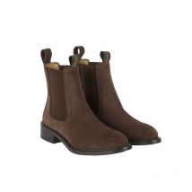 Le Chameau - Bottines Chelsea Suede Femme - Marron Foncé