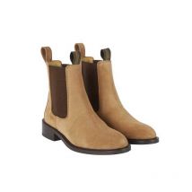 Le Chameau - Bottines Chelsea Suede Femme - Sand