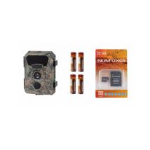 Num'axes - Pack 1 Piège Photographique Pie1066, Carte 32gb, 4 Piles Aa,