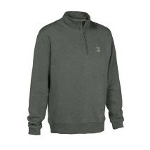 Percussion - Sweat Col Zippé - Kaki - Taille L