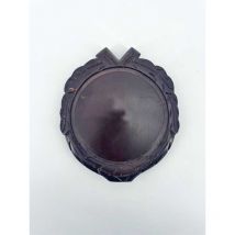 Fritzmann - Écusson En Bois - Marron Foncé - Taille 18 cm