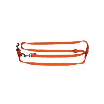 Vadigran - Laisse Ajustable Classic Nylon 2m - Orange