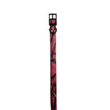 Hélen BAUD - Collier Biothane Biogold Camo 2,6mm Boucle Double 600x25mm - Rose