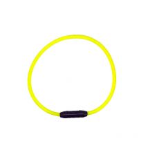 Hélen BAUD - Collier Biothane Beta Tubulaire 8mm - Jaune