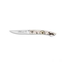 Claude Dozorme - Couteau Pliant Bois De Cerf Le Thiers Verrou By
