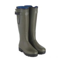 Le Chameau - Bottes Vierzonord Doublées Néoprène Femme - Vert Chameau