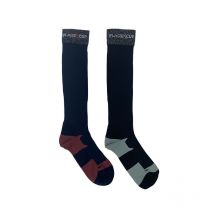 Flags&Cup - CHAUSSETTES ROCA FLAGS&CUP Noir / Vert;pointure