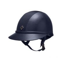 Charles Owen - CASQUE SP8 PLUS LEATHER LOOK PLUS CHARLES OWEN Marine;taille