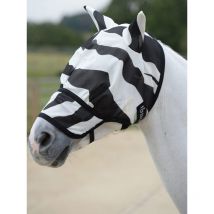 Bucas - MASQUE ANTI-MOUCHES BUZZ-OFF ZEBRA EXTENDED NOSE BUCAS Zèbre;taille