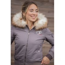 Pénélope - BLOUSON BOMBERS LYON PÉNÉLOPE Gris;taille